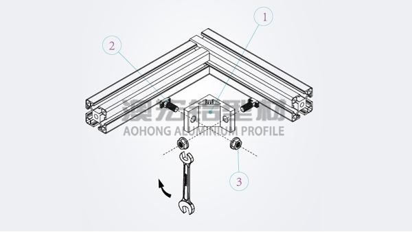 铝型材框架组装常用配件