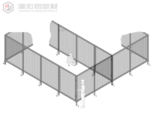 铝型材安全围栏