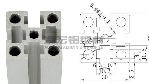 3030国标工业铝型材